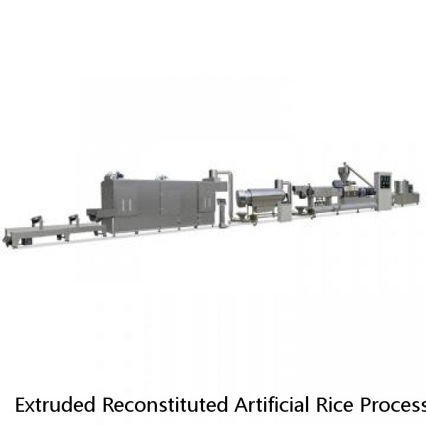 Extruded Reconstituted Artificial Rice Processing Line