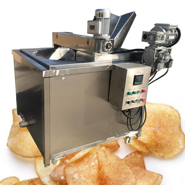 Industrial Automatic Falafel Potato Chip Continuous Belt Fryer
